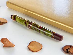 Stylo plume Aurora Asia Marbled, édition limitée, résine marbrée, 533