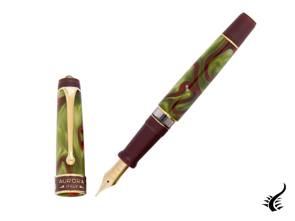 Aurora Asia Marbled Fountain Pen, Limited Edition, Marbled resin, 533