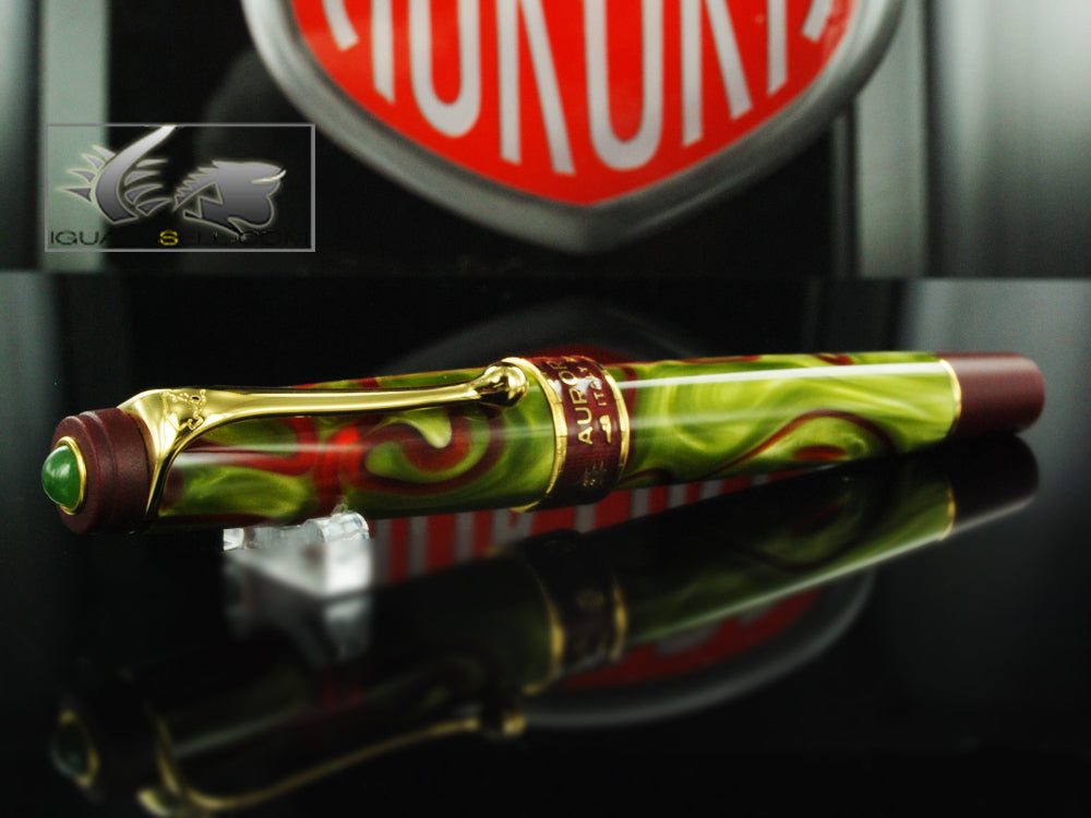 Aurora Asia Rollerball Pen, Limited Edition, Marbled resin, Gold trims, 535