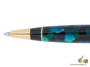 Aurora Optima Ballpoint pen, Auroloide, Green, Gold plated, 998VA