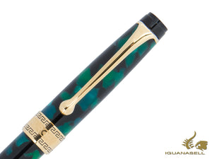 Aurora Optima Ballpoint pen, Auroloide, Green, Gold plated, 998VA