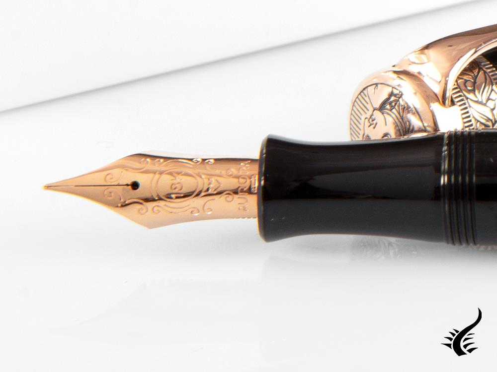 Aurora Dante Inferno Fountain Pen, Limited and Numbered Edition, 920PN