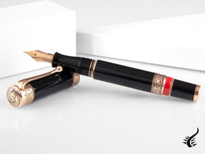 Aurora Dante Inferno Fountain Pen, Limited and Numbered Edition, 920PN