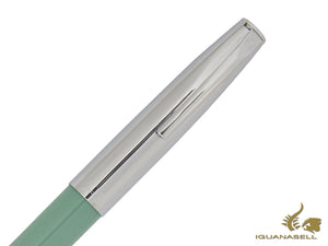 Aurora Duo-Cart Fountain Pen, Green resin, Chrome, DC57-CVM