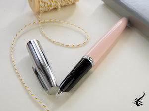 Aurora Duo-Cart Fountain Pen, Pink Resin, DC57-CPM