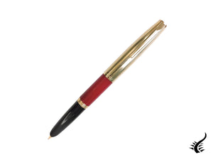 Aurora Duo-Cart Fountain Pen, Resin, Gold Trim, DC57-DXM