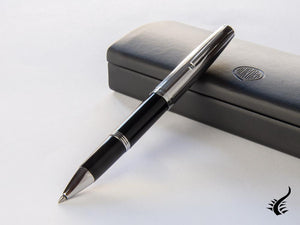 Aurora Duo-Cart Rollerball pen, Black Resin, Duo-Cart, DC77-CN