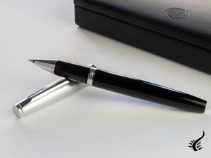 Aurora Duo-Cart Rollerball pen, Black Resin, Duo-Cart, DC77-CN