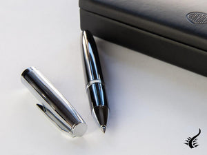 Aurora Duo-Cart Rollerball pen, Black Resin, Duo-Cart, DC77-CN