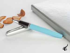 Aurora Duo-Cart Rollerball pen, Light Blue Resin, DC77-CA