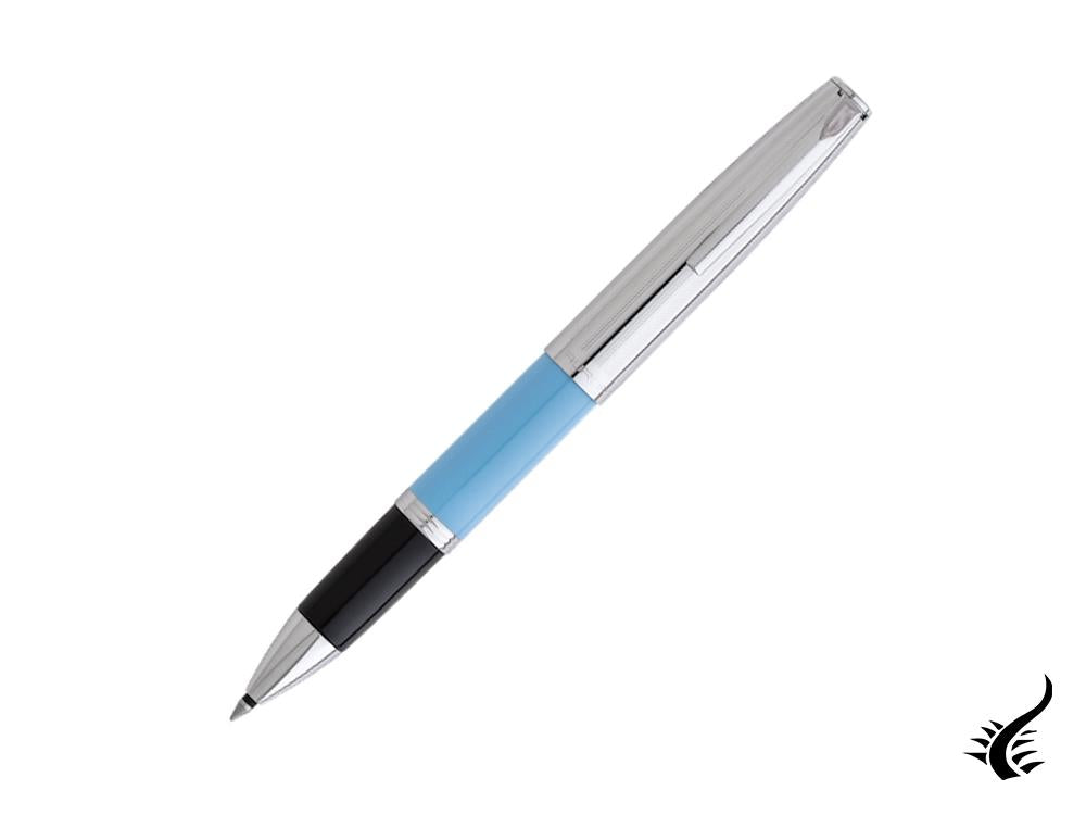 Stylo roller Aurora Duo-Cart, résine bleu clair, DC77-CA