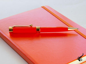 Aurora EDO Ballpoint pen, Resin, Gold PVD Trims, Orange, O31-O