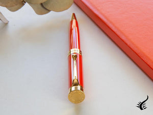 Aurora EDO Ballpoint pen, Resin, Gold PVD Trims, Orange, O31-O