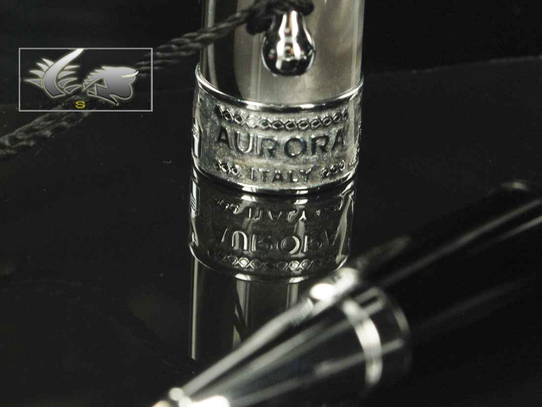 Aurora Europa Rollerball pen, Limited Edition, Marbled resin, Chrome trims, 542