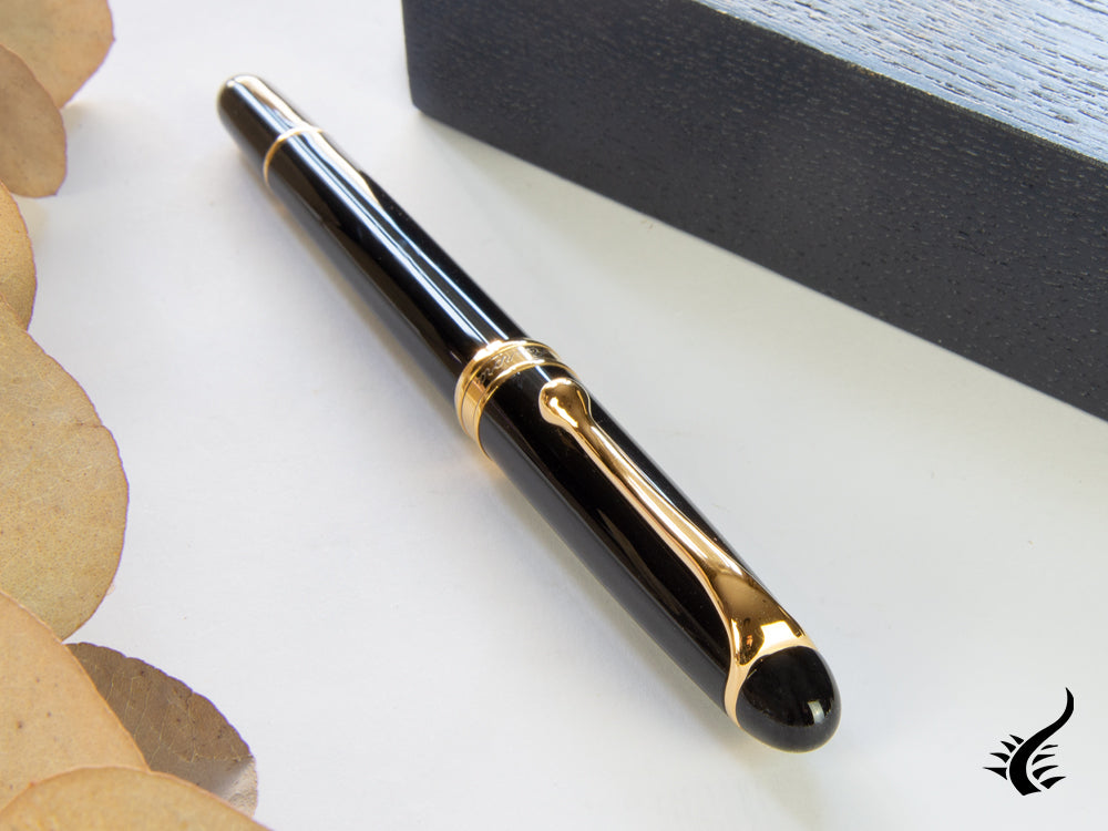 Aurora 88 Small Fountain Pen, Resin, Gold plated, 810