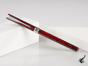 Aurora Fountain Pen Magellano - Burgundy Lacquered & Chrome - A18CX