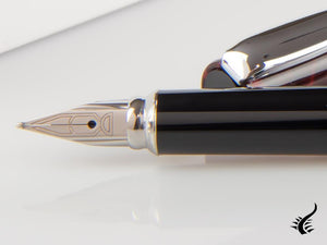 Aurora Fountain Pen Magellano - Burgundy Lacquered & Chrome - A18CX