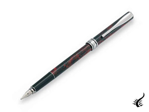 Aurora Fountain Pen Magellano - Burgundy Lacquered & Chrome - A18CX