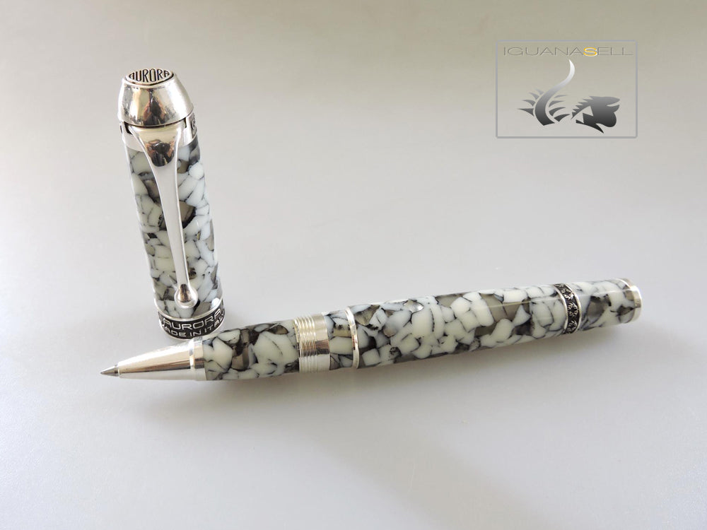 Aurora GAIVS IVLIVS CAESAR Rollerball pen, Limited Edition, Silver trims, 948-G