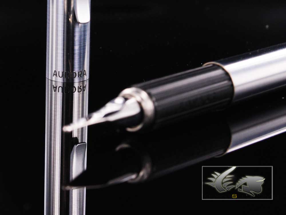 Stylo plume Aurora Hastil Micro Engraved Ecosteel, 032