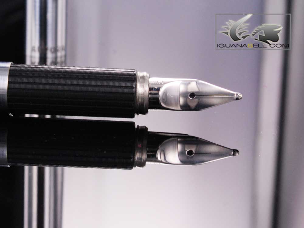 Stylo plume Aurora Hastil Micro Engraved Ecosteel, 032