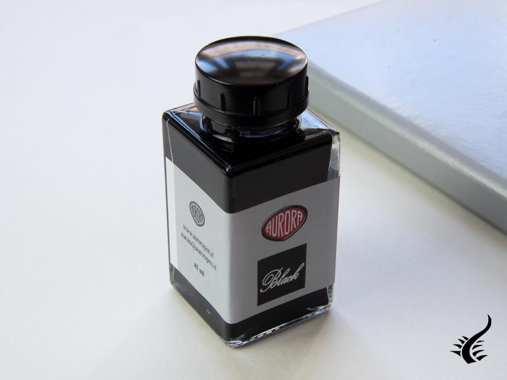 Bouteille d'encre Aurora, noire, 45 ml, Crystal 125-N