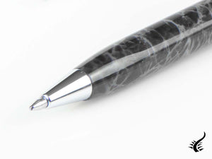 Aurora Ipsilon Ballpoint pen, Grey lacquer, Chrome trim, B33CG