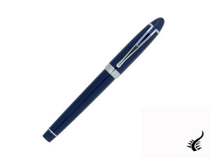 Aurora Ipsilon De Luxe Fountain Pen Blue Resin B12CBM