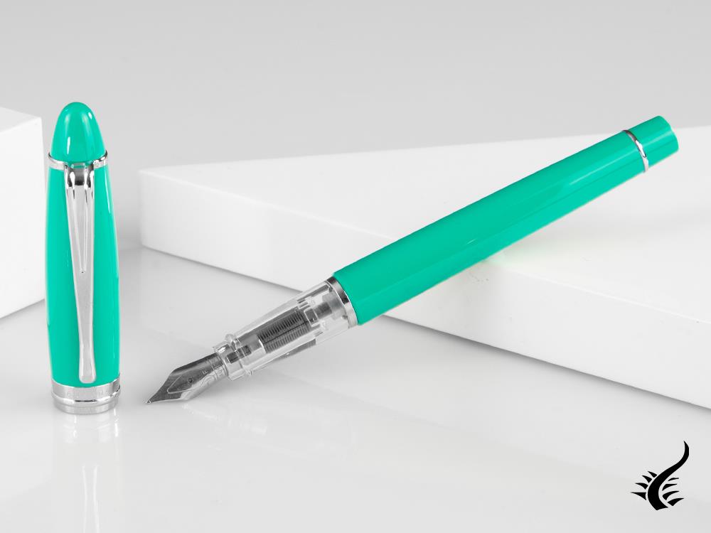 Aurora Ipsilon Demo Colors INTUITIVO Fountain Pen, Resin, Blue, B09-CVS