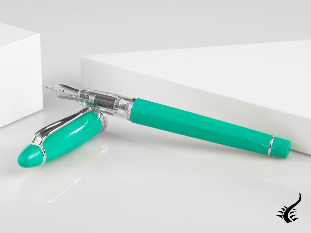 Aurora Ipsilon Demo Colors INTUITIVO Fountain Pen, Resin, Blue, B09-CVS