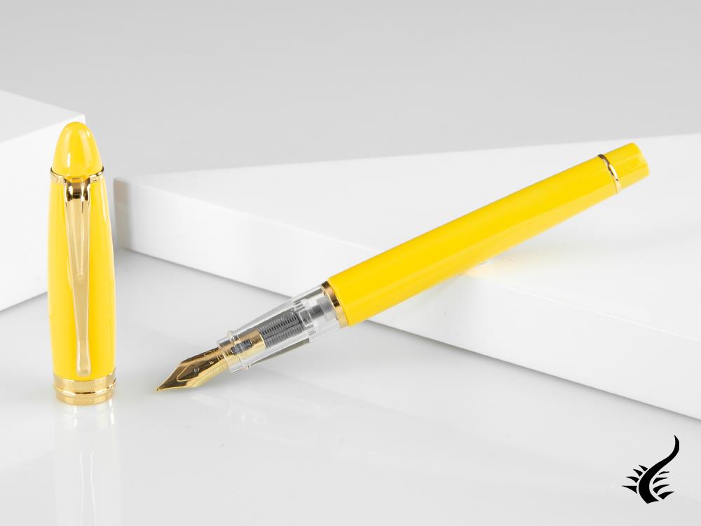 Aurora Ipsilon Demo colors OTTIMISTA Fountain Pen, Resin, Yellow, B09-DY