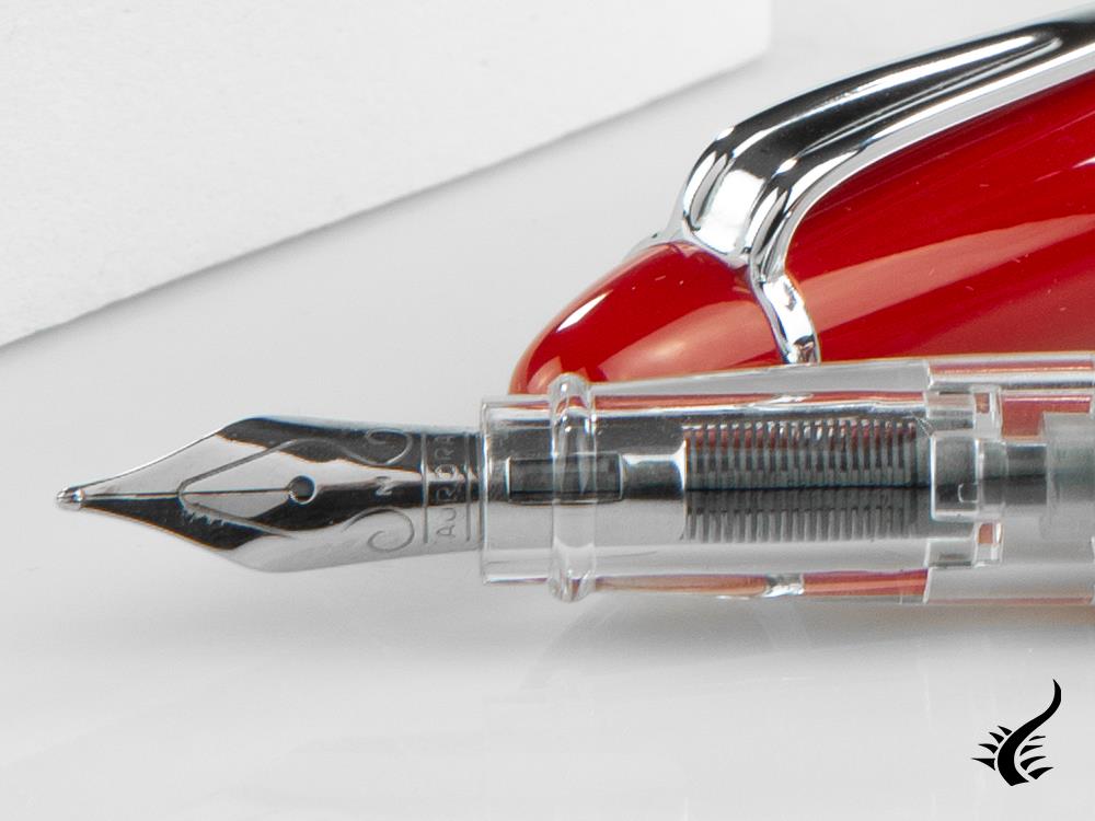 Aurora Ipsilon Demo colors PASSIONALE Fountain Pen, Resin, Red, B09-CR