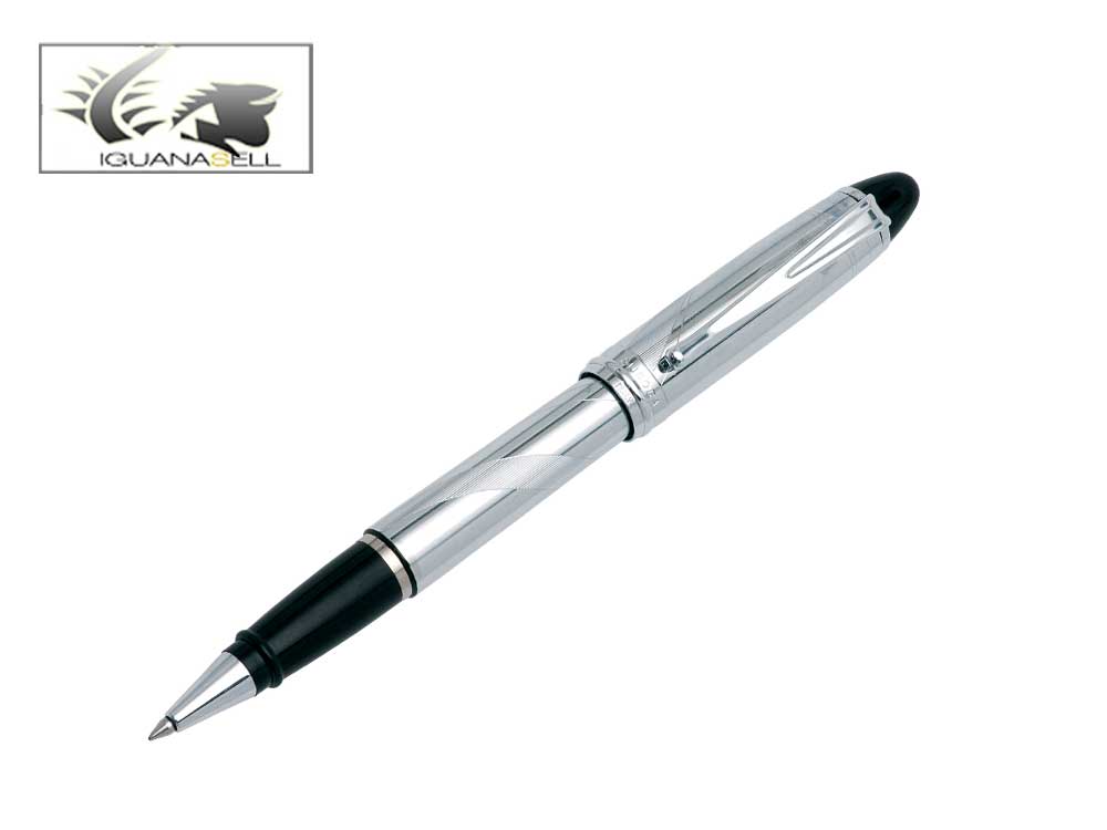 Aurora Ipsilon Design Rollerball pen, Chrome, Grey, B76D