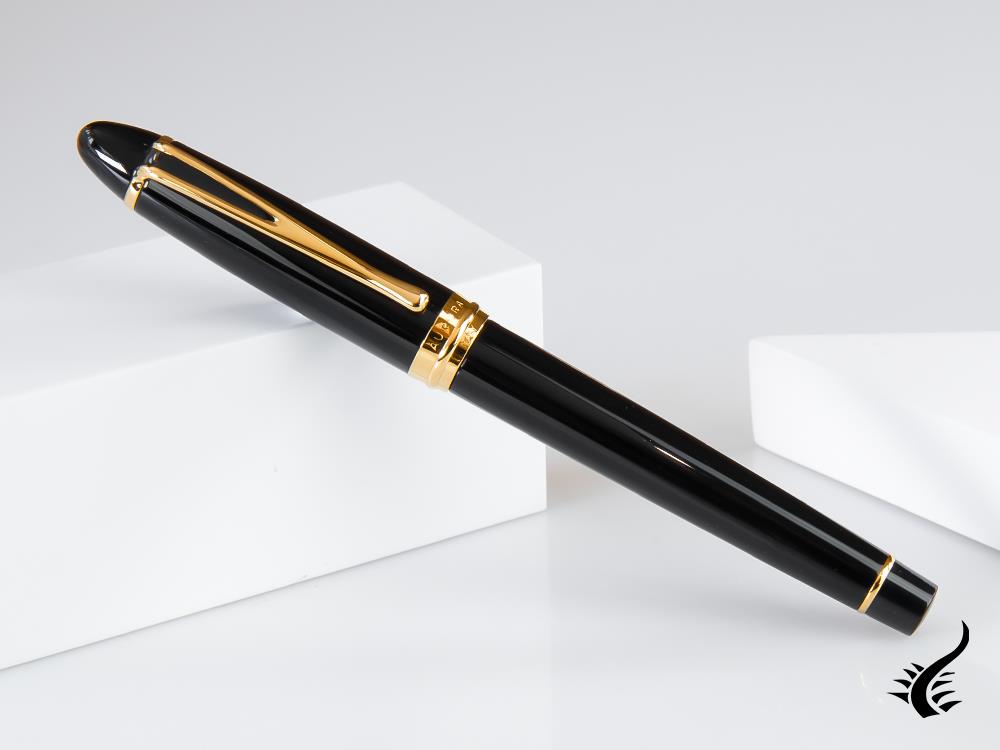 Stylo plume Aurora Ipsilon, résine, noir, B12N