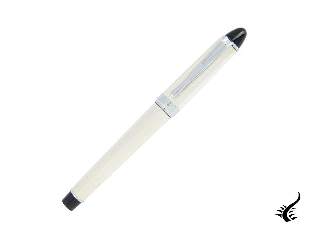 Stylo plume Aurora Ipsilon, argent, argent, B14