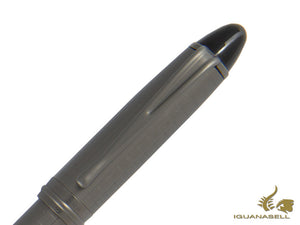 Aurora Ipsilon Full Metal Black Ballpoint pen, Ruthenium, B36-RQ