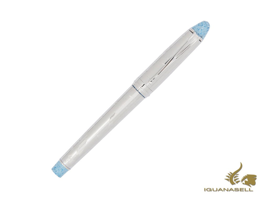 Stylo roller Aurora Ipsilon ICE, chrome, édition spéciale, B76-I