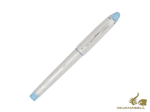 Stylo roller Aurora Ipsilon ICE, chrome, édition spéciale, B76-I