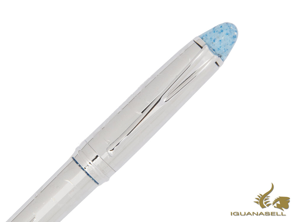 Aurora Ipsilon ICE Rollerball Pen, Chrome, Special Edition, B76-I