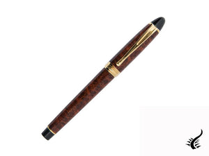 Aurora Ipsilon Lacca Rollerball pen, Lacquer, Gold plated, Brown, B73T