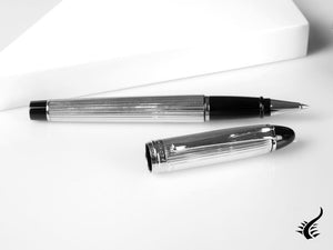 Aurora Ipsilon Rollerball pen, Silver, B74