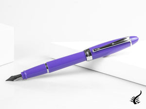 Stylo plume Aurora Ipsilon Spring, résine, violet, garniture chromée, B11-CVI