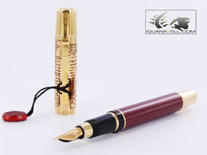 Stylo plume Aurora édition limitée, résine, or 18 carats, 938