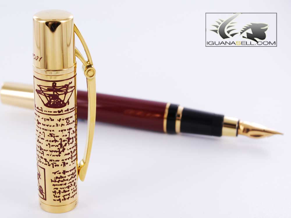 Aurora Limited Edition Fountain Pen, Resin, 18k Gold, 938