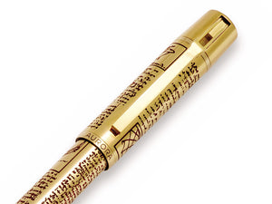 Aurora Leonardo da Vinci Stylo Roller Édition Limitée Vermeil - 979