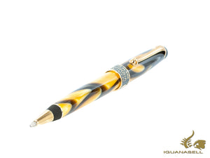 Aurora Limited Edition Ballpoint pen, Marbled resin, Gold trim, 526