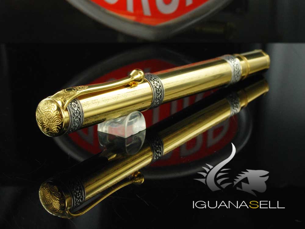 Stylo plume Aurora 75e anniversaire édition limitée, vermeil