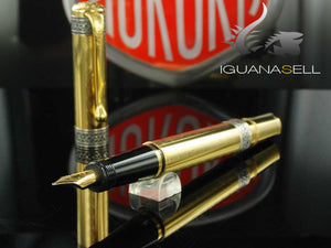 Stylo plume Aurora 75e anniversaire édition limitée, vermeil