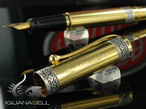 Aurora 75 anniversay  Limited Edition Fountain Pen, Vermeil