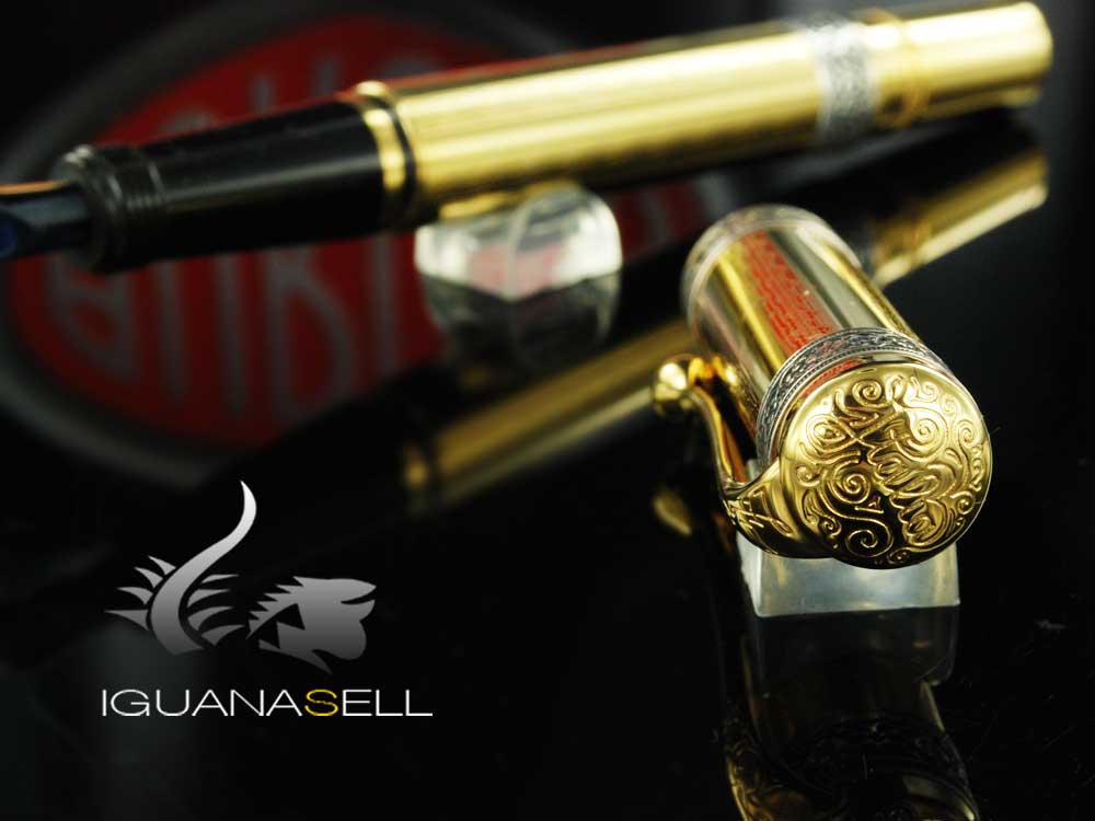 Aurora 75 anniversay  Limited Edition Fountain Pen, Vermeil